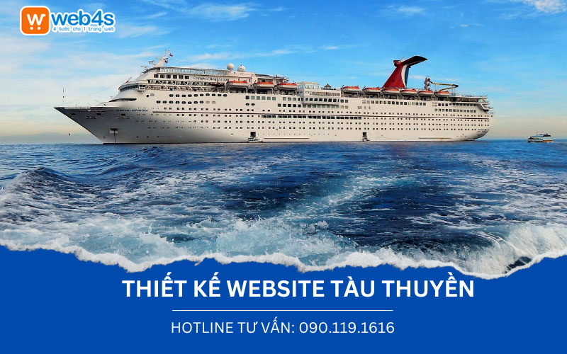 Thiết kế website tàu thuyền